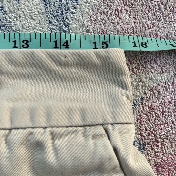 2 pair Ann Taylor & LOFT cuffed chino shirts black and beige - Picture 5 of 16